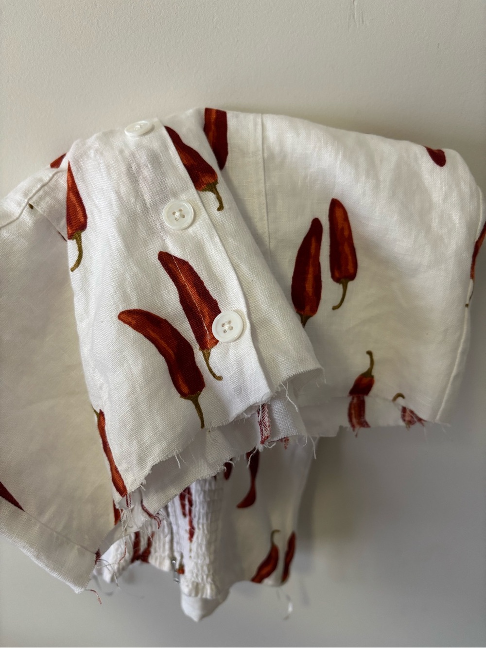 Reformation Chili Pepper Linen Strapless Mini Dress 0 - Picture 7 of 7